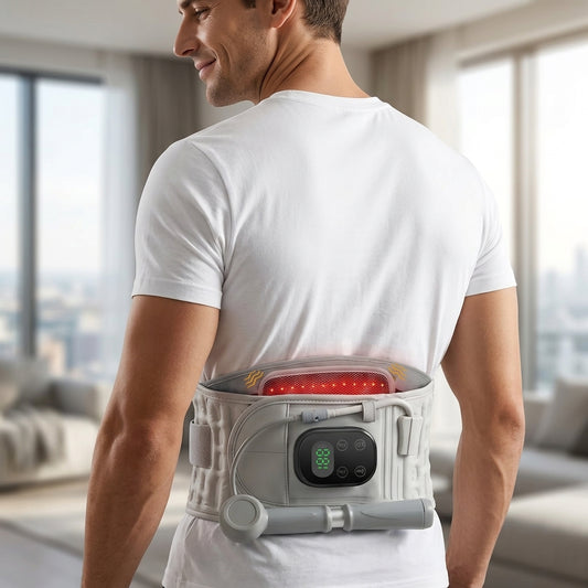 SpineRelief™ – Smart Red Light Lumbar Decompression Belt
