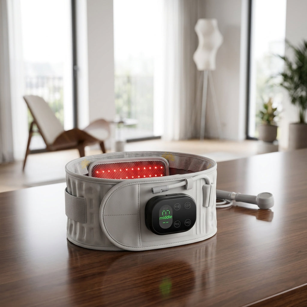 SpineRelief™ – Smart Red Light Lumbar Decompression Belt